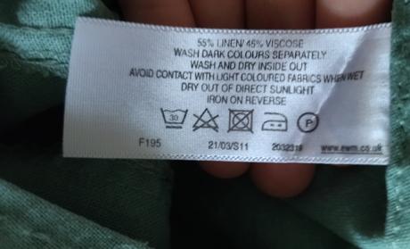 Midi sukňa s ľanom, xxl