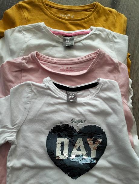 Tričká dlhý rukáv 98/104, 