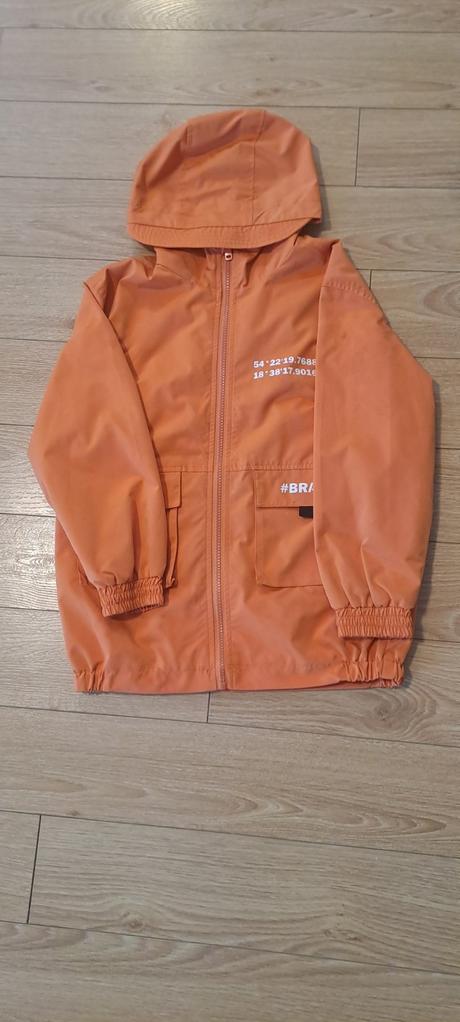 Oranžová prechodná vetrovka, sinsay,134