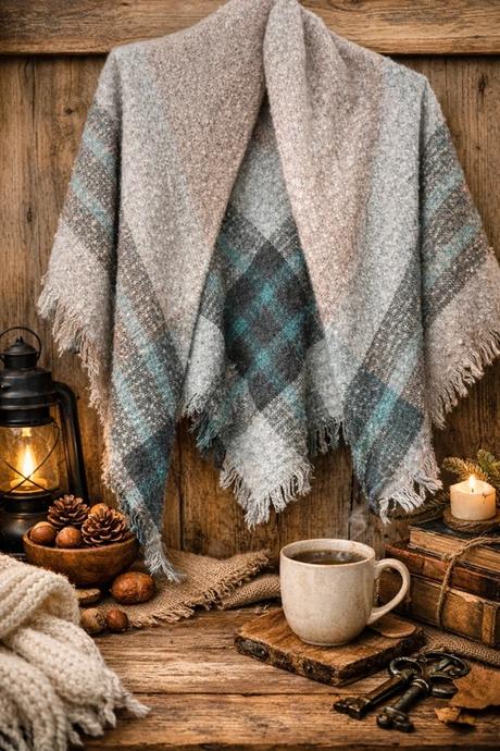 Šatka cez plecia alebo ako doplnok na každé ročné, 