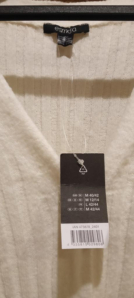Smotanový / krémový sveter, esmara,40