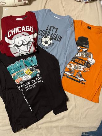 Súprava 4 tričiek, zara,164