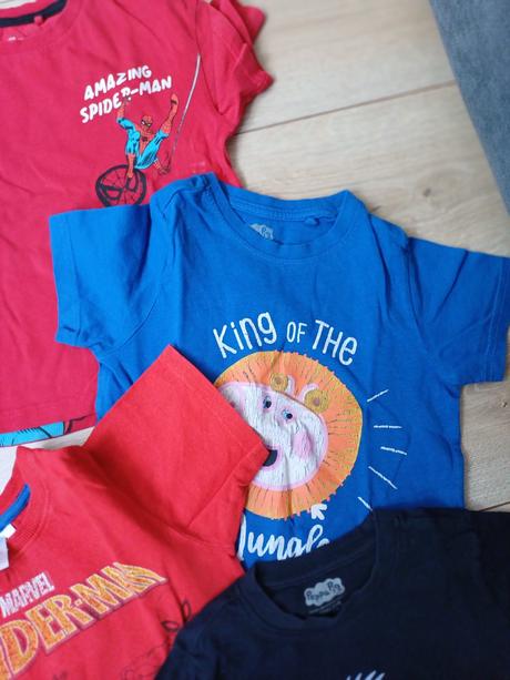 6 kusov tričiek, kids,110