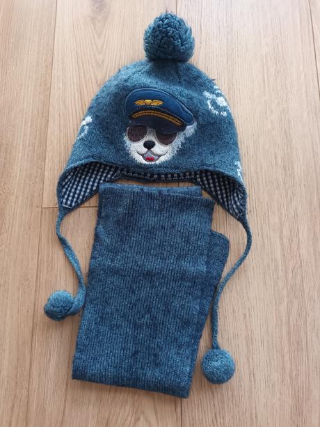 Amat čiapka na zimu so šálom, 48