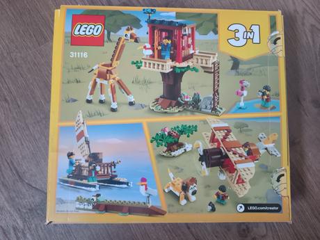 Lego creator 31116 safari wildlife tree house, 