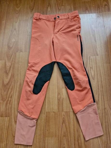 Dievcenske jazdecke nohavice/rajtky_oranzove, 152