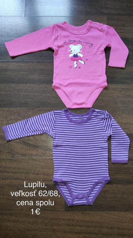 Body dlhý rukáv, 68