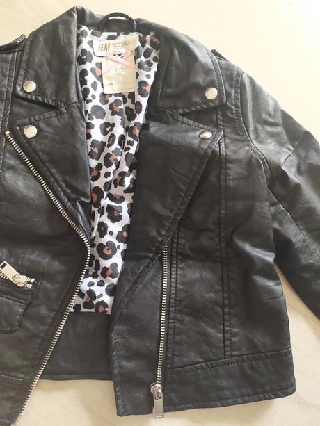Koženková bundička, h&m,110