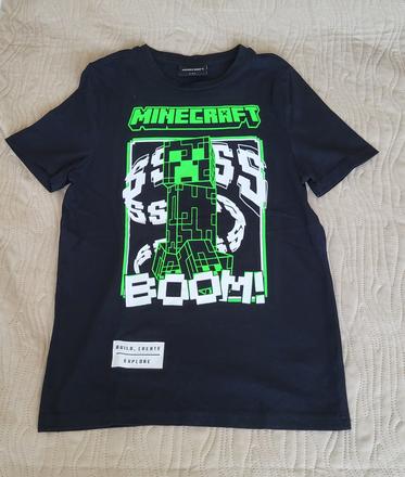 Tričko minecraft velk. 134/140, 134