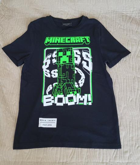 Tričko minecraft velk. 134/140, 134