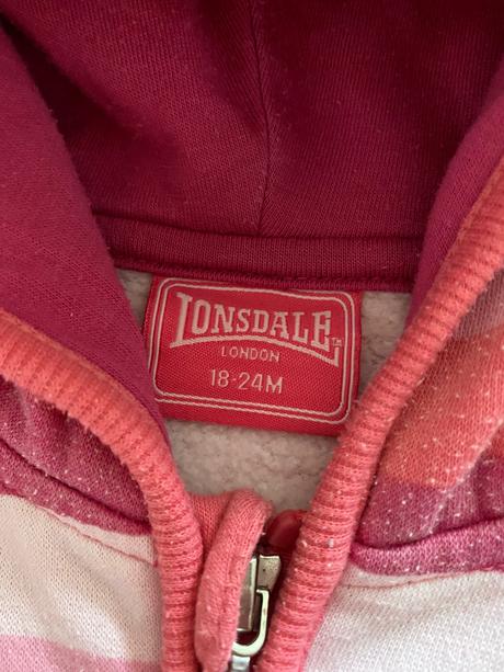 Dievčenská mikina (18-24 mesiacov), lonsdale,86