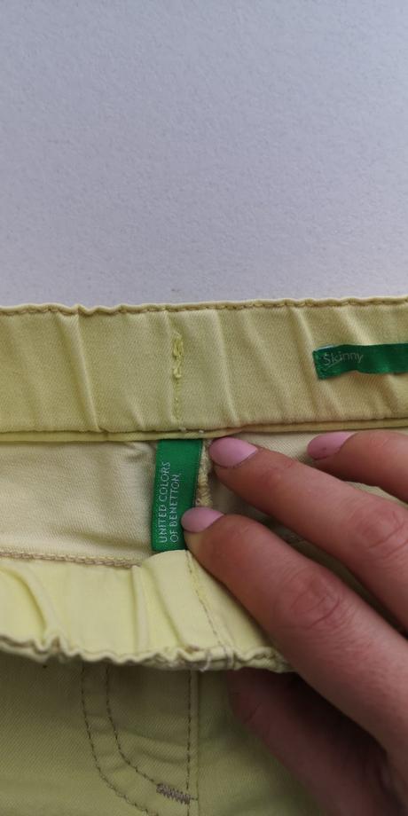 Žlté rifle benetton, benetton,86