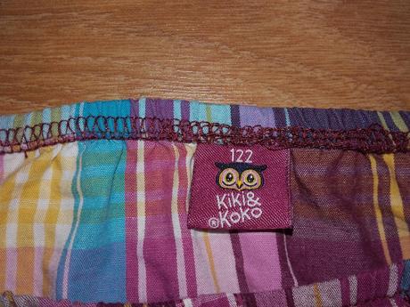 Károvaná košieľka s výšivkou, kiki&koko,122