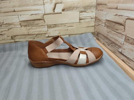 Rieker - remonte 41- dámske kožené sandále, rieker,41