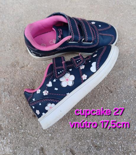 Tenisky, cupcake,27