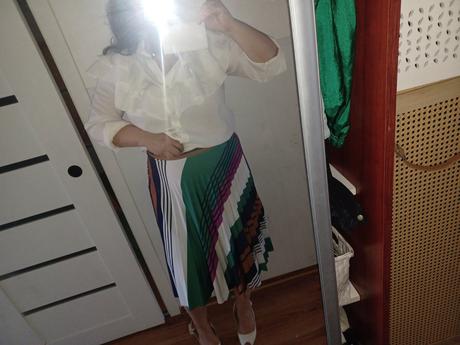 Plisovana sukna, bershka,l