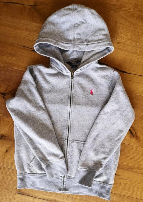 Bledomodrá mikinka ralph lauren č. 140-146, ralph lauren,140