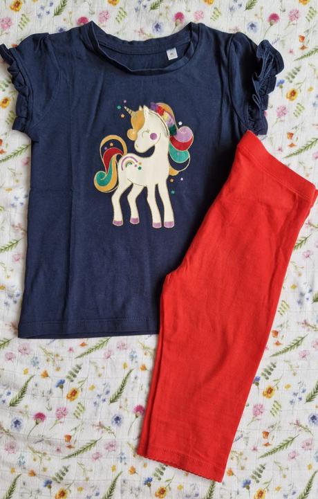 Tričko a legínky, h&m,98