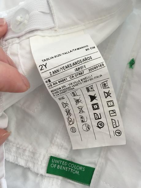 Letne nohavice benetton, benetton,92