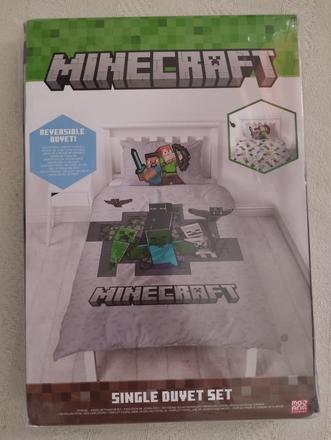 Minecraft obliečky na posteľ nova + rozbalena, šírka (cm): 90,dĺžka (cm): 200