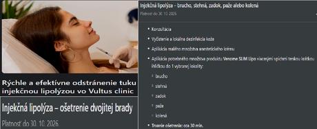 Unikátny voucher na full kozmetiku vultus clinic, 