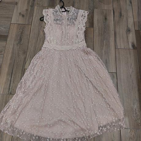 Pudrove spoločenské šaty, m