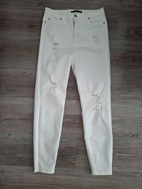 Biele skinny rifle, m