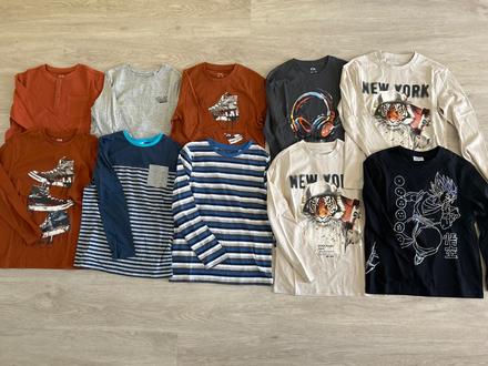 Chlapcenske bavlnene tricka vel. 140, palomino,140