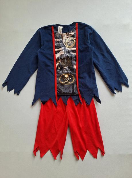 Pirát exkluzívny kostým veľ.110-116,