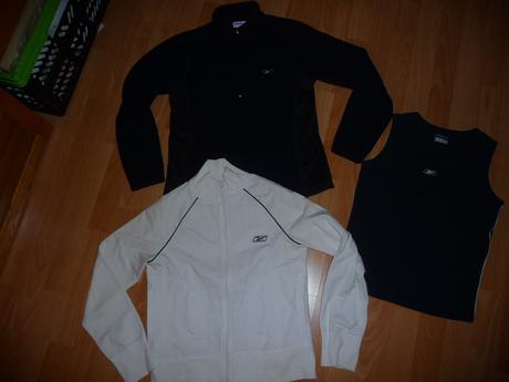 2x mikina a 1x tricko reebok, reebok,158
