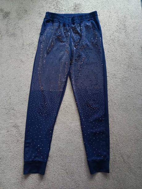 Dámske trblietavé nohavice veľ. l, l