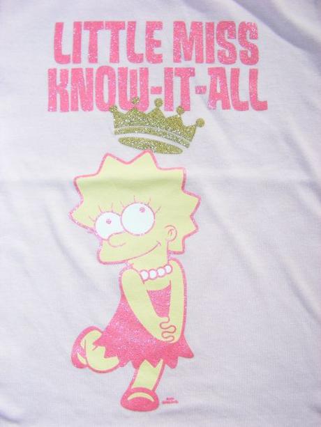 Tričko lisa - simpsons - 104/110, 104