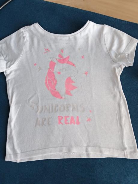 Krásne biele tričko primark 92 až 104 sadne, primark,98