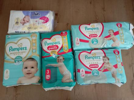 Mix plienok pampers, bella 1, pampers