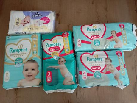 Mix plienok pampers 2,3,4, bella 1, pampers