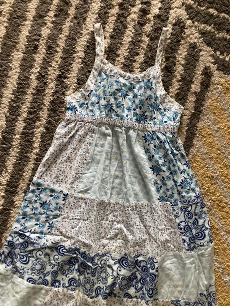 Vzorované maxi šaty 122/128, pepperts,128