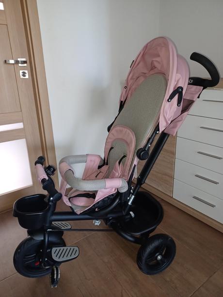 Predám detskú trojkolku kinderkraft spinstep pink, kinderkraft