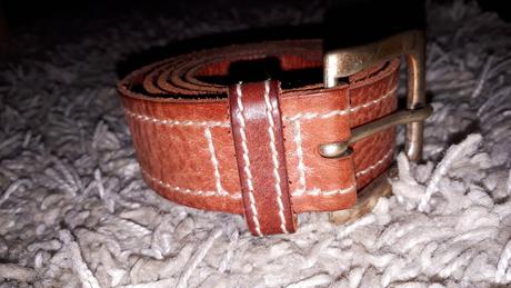 Kožený opasok m/l    80 - 95 cm, 