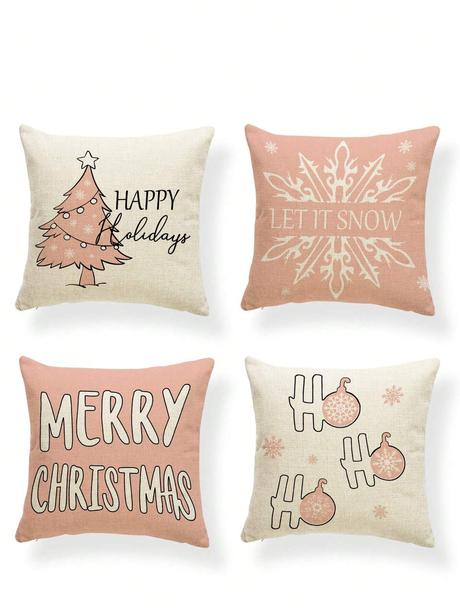 Obliečky na vankúše vianoce 4 pack poštovné zdarma,