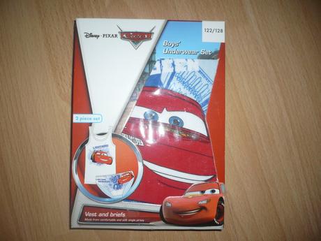 Nepoužité spodné prádlo cars, disney,128