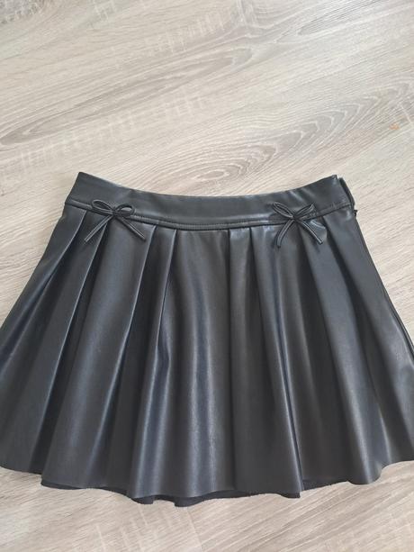 Sukňa koženková, zara,158