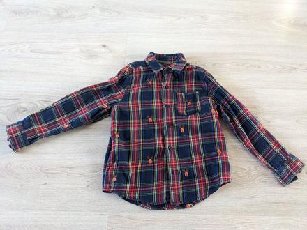 Vianočná flanelová  košeľa, 116