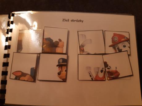 Paw patrol zosit s aktivitami, 