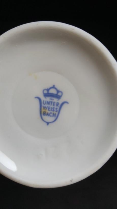 Retro porcelán unterweissbach 2ks, 