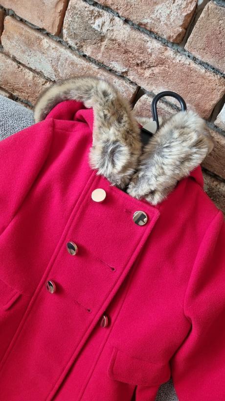 Dievčenský kabát velk.104, f&f,104