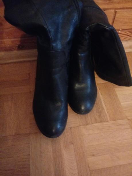 Zateplene čižmy na platforme., 38