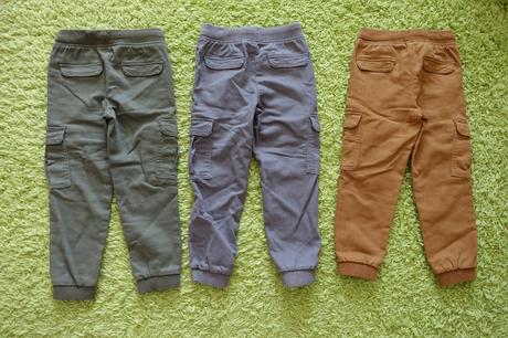Nohavice cargo, h&m,104