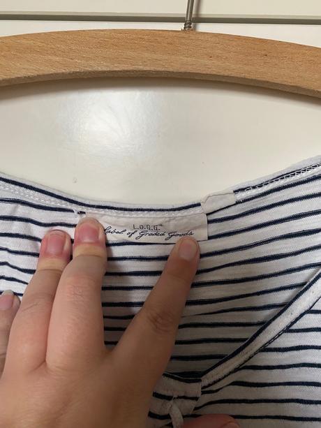 Dámske pruhované tričko h&m vel xl, h&m,xl