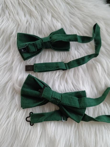 Bavlnené motýliky otec-syn, 