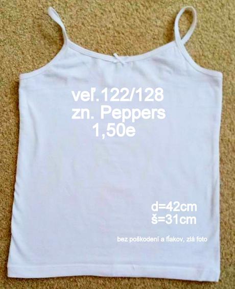 Tielka dievčenské veĺ.122/128, pepperts,122